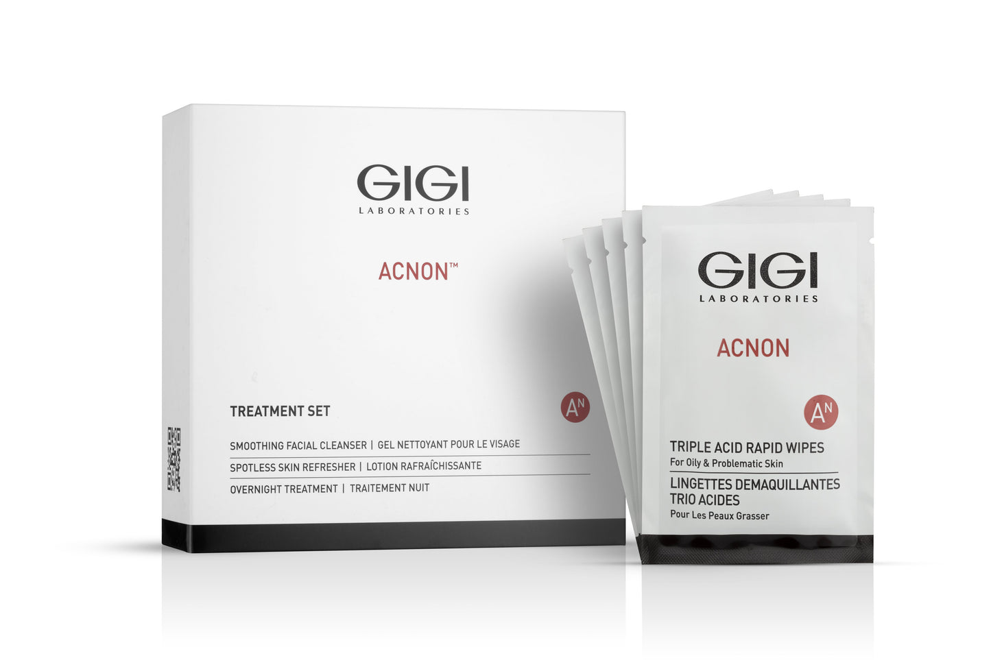 ACNON TRIPLE ACID RAPID WIPES (retail)