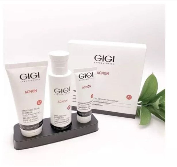 ACNON TREATMENT SET (cleanser, skin refresher, overnight treatment)  (retail)